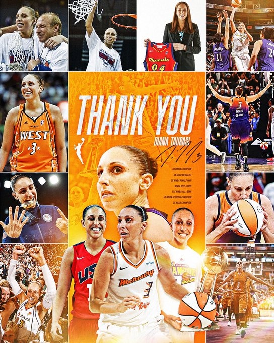  傳奇落幕！WNBA巨星陶樂西宣布退役 結(jié)束20年職業(yè)生涯