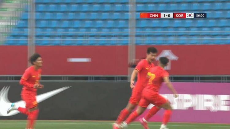  U22國(guó)足1-0韓國(guó)全場(chǎng)數(shù)據(jù)：控球率49%落后韓國(guó)，10射7正領(lǐng)先對(duì)手