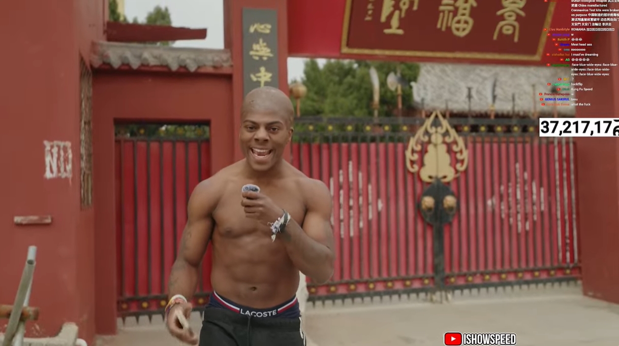  光頭造型！Speed中國行來到鄭州少林寺，上香拜佛學(xué)功夫
