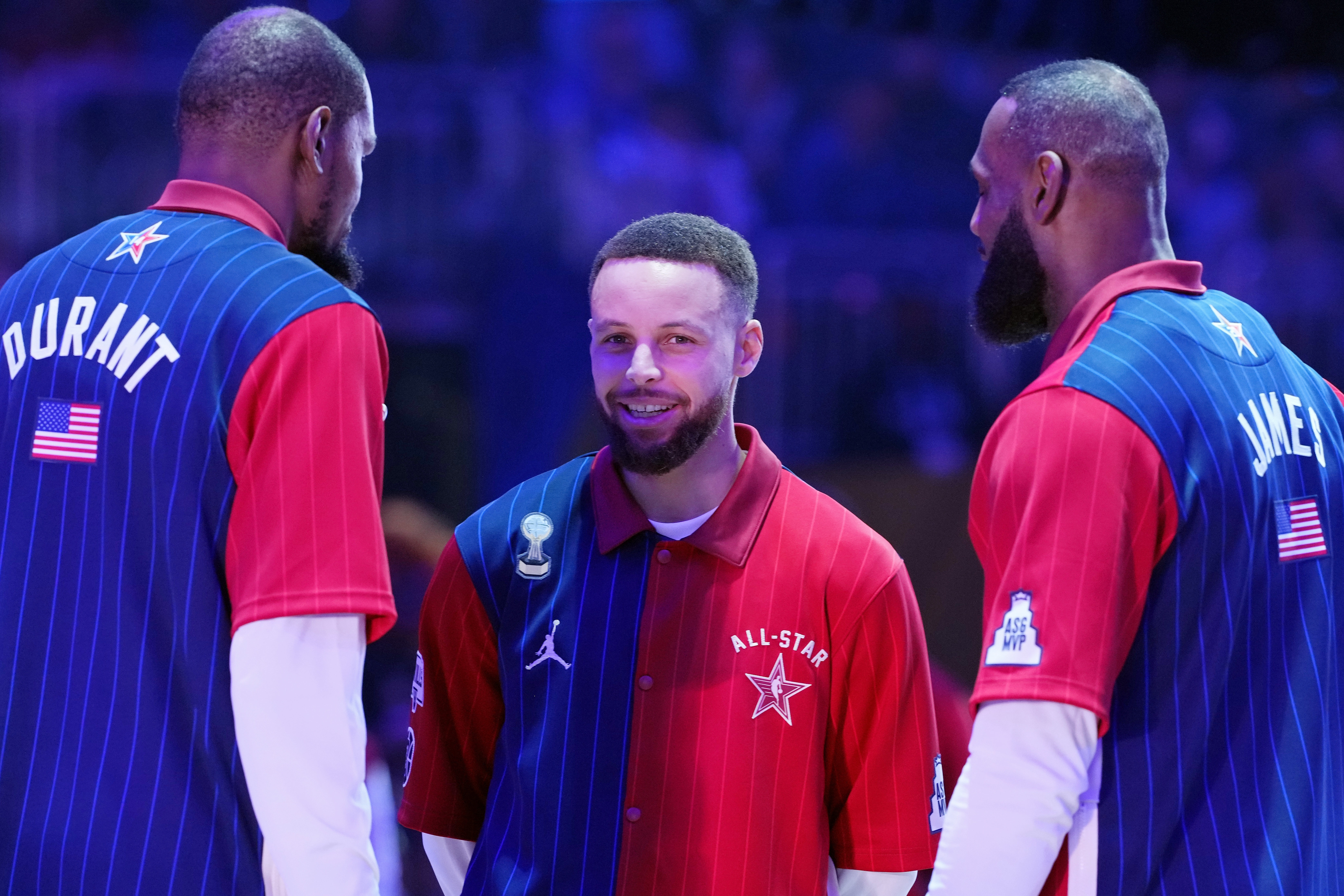 美國(guó)隊(duì)！NBA全明星正賽選人：詹杜庫(kù)眉+哈登+綠軍雙探花同隊(duì)