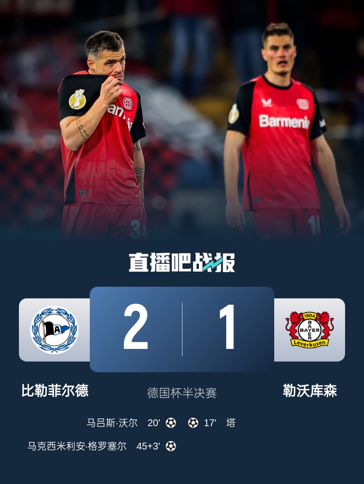  比勒菲爾德是史上第4支晉級(jí)德國(guó)杯決賽的德丙球隊(duì)，此前3隊(duì)未奪冠